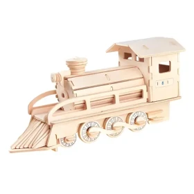 WOODCRAFT Dřevěné 3D puzzle Lokomotiva