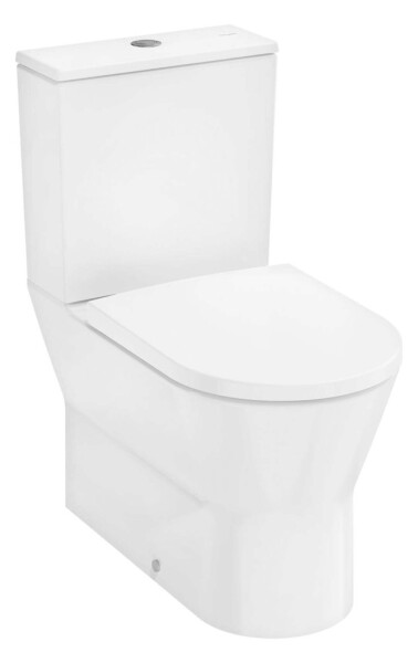 HANSGROHE - EluPura Original S WC kombi se sedátkem SoftClose, vario odpad, AquaChannel Flush, Rimless, bílá 60346450