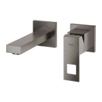 GROHE - Eurocube Umyvadlová baterie pod omítku, 2-otvorová instalace, kartáčovaný Hard Graphite 19895AL0