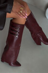 Kozačky na podpatku model 216787 Step in style 36