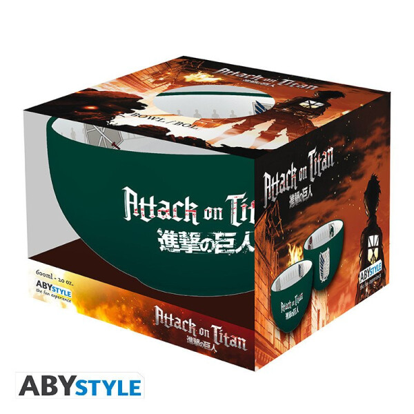 Attack on Titan Miska 600 ml