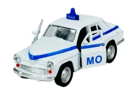 Welly Warszawa 224 POLICJA 1:34 bílá
