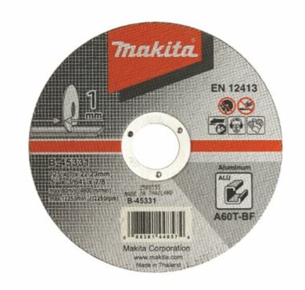 Makita B-45331 Řezný kotouč na hliník 125 x 1.6 x 22 mm (B-45331)