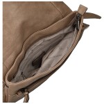 Trendy dámský koženkový kabelko-batoh Coveri Lethea, béžový