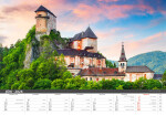 Nástěnný kalendář Helma 2024 - Slovenské pamiatky - SLOVENSKÝ