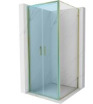 MEXEN - Boční stěna pro Exo 90x200 6mm zlato, transparent 810-090-000-50-00