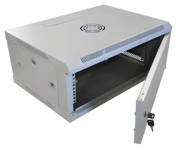 DATACOM 19" rozvaděč jednodílný 4U / hl. 450mm / plechové dveře / nástěnný (71059)