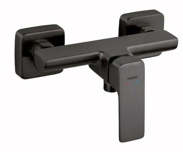 NOVASERVIS - Sprchová baterie bez příslušenství 150 mm Dune, gun metal BDU7GM