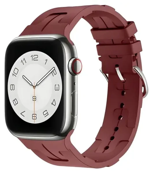 Beline Silicone Ultra bordová / Řemínek / Silikonový / Pro Apple Watch 38/40/41 mm