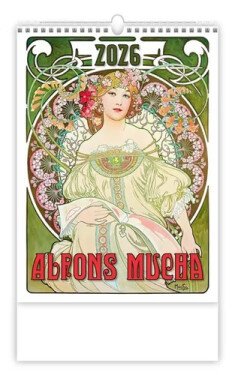 Kalendář nástěnný 2026 - Alfons Mucha