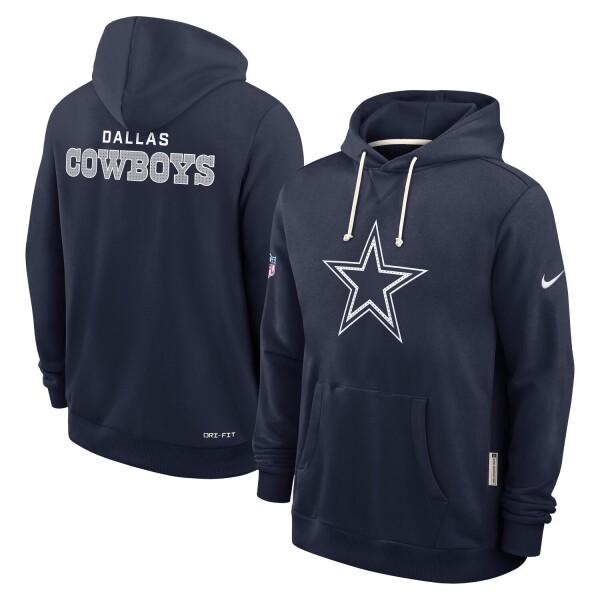 Nike Pánská mikina Dallas Cowboys NFL 2025 Sideline Standard Issue Hoodie Velikost: S