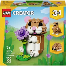 31376 LEGO® CREATOR 3 v 1 sada nýtovaných Hamster s květinou (31376)