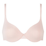 Dámská hladká vyztužená podprsenka DIM INVISIFREE PADDED BRA - DIM - světle růžová 80 D