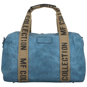 Stylová cestovní dámská koženková taška Morfeus, světle modrá