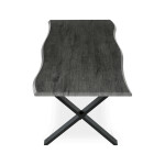 Jídelní stůl 180x90cm, mdf, šedý dub, HT-F4318 GREY