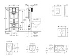 GROHE - Rapid SL Set předstěnové instalace, klozetu Oudee a sedátka softclose, tlačítko Skate Cosmopolitan, alpská bílá SANI11BA3100