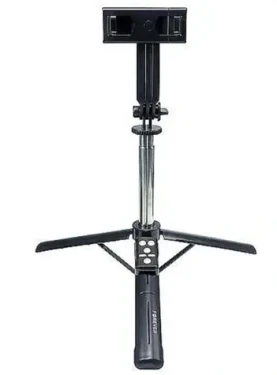 Forever SST-100 černá / Selfie tyč / Stativ / Bluetooth ovladač / Nastavitelná délka 19–75 cm / Hmotnost 150 g (GSM182155)