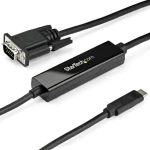 StarTech kabel USB-C na VGA černá / 1920x1200 / 1080p / 1m (CDP2VGAMM1MB)