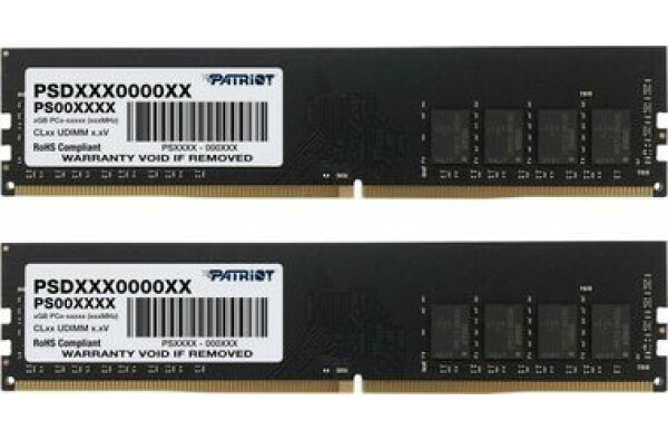 Patriot Signature 16GB (2x8GB) 3200MHz / DIMM / DDR4 / CL22 / Unbuffered / Non-ECC / 1.2V (PSD416G3200K)