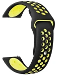 Beline Sport Silicone černo-žlutý / Řemínek pro smartwatch / 20mm / silikon