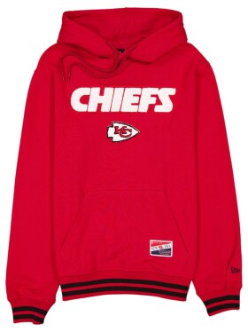 New Era Pánská mikina Kansas City Chiefs NFL Felt Logo Throwback Hoodie Velikost: M