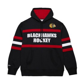 Mitchell Ness Pánská Mikina Chicago Blackhawks Head Coach Hoodie Current Logo Velikost: