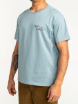 Billabong SURF CREAM washed blue pánské tričko krátkým rukávem