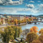 Nástěnný kalendář poznámkový 2027 Notique Praha, 30 x 30 cm