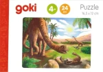 GOKI Dřevěné puzzle Dinosauři: Brachiosaurus