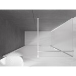 MEXEN/S - Velar sprchový kout, posuvné dveře 160 x 80 cm, dekor, bílá 871-160-080-31-20
