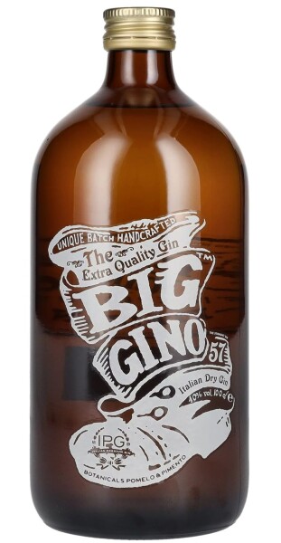 Big Gino The Extra Quality Italian Dry Gin 40% 1 l (holá lahev)