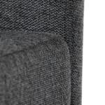 Jídelní židle, šedá, látka, DCL-E2008 GREY2