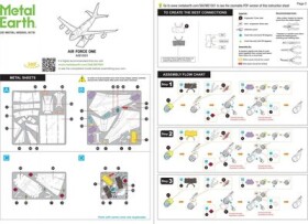 Metal Earth 3D Puzzle Air Force One