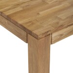 Jídelní stůl 160x90x75, masiv dub bílý, povrchová úprava olejem, nohy 8x8 cm