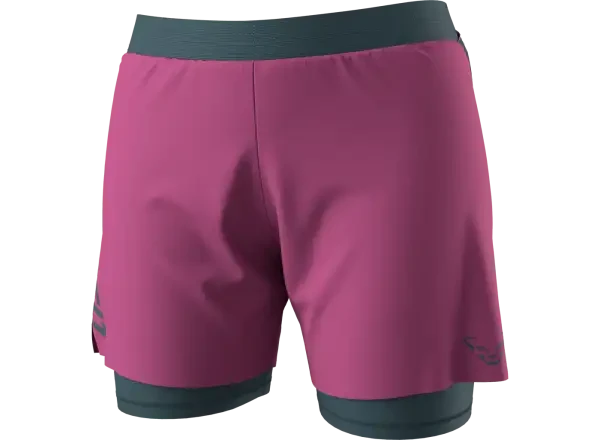 Alpine Pro Dynafit 2/1 dámské kraťasy, magenta - Dynafit Alpine Pro 2v1 dámské běžecké kraťasy Magenta vel. S
