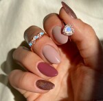 Royal Fashion prsten 14k zlato Vermeil GU-DR20559R-ROSEGOLD-MOONSTONE-TOPAZ Velikost: 10 (EU: 61-63)