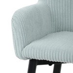 Barová židle, modrá, látka,AUB-V4009 BLUE6