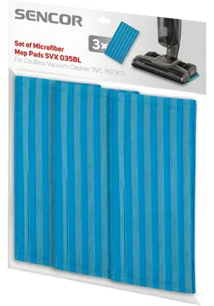 Sencor SVX 035BL / Mopovací sada / SVC 8936, SVC 0625, SVC 0675BK-EUE2 / mikrovlákno (8590669287109)