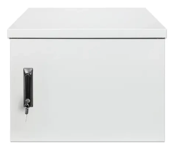 Intellinet 9U 615x600 mm šedá / Nástěnný rozvaděč / 19" / IP55 / aktivní chlazení / nosnost 100 kg (716093)