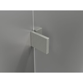 MEXEN/S - Lunar vanová zástěna FIX 50 x 150, transparent, nikl kartáčovaný 897-050-000-97-00