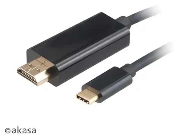 AKASA AK-CBCA12-18BK / Kabel adaptér USB-C na HDMI / 4K@60Hz / 1,8 m (AK-CBCA12-18BK)