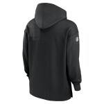 Nike Pánská mikina Las Vegas Raiders NFL 2024 On-Field Sideline Jersey Hoodie Velikost: XL