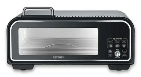 Severin PG 8575 SERICO černá / Pec na pizzu / Digitální / 2000W / do 400°C / 21 programů