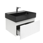 Koupelnová skříňka s baterií a umyvadlem SAT Evolution 1 58x30x44,8 cm bílá mat SATEVO60WMU2BBA SATEVO60WMU2BBA