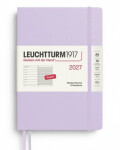 Týdenní plánovač Zápisník Lilac, Medium A5 2027, anglicky