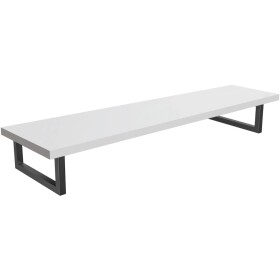 CERANO Deska pod umyvadlo Navira Pro + 2+1 podpěrná konzole - bílá matná - 140x46x3,6 cm - 6061172
