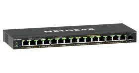 NETGEAR GS316EP-100PES / Switch / 15x Gigabit PoE+ / 1x SFP / 180W / Managed (GS316EP-100PES)