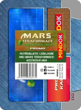 Mindok Promo karty ke hře Mars: Teraformace – kostková hra