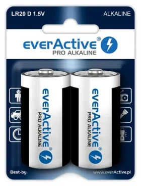 EverActive Pro Alkalické baterie D (LR20) 2ks (EVLR20-PRO)