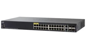 Cisco Small Business SG350-28MP / 24 x 10/100/1000 (PoE+) + 2 x gigabitů SFP + 2 x kombinace Gigabit SFP (SG350-28MP-K9-EU)